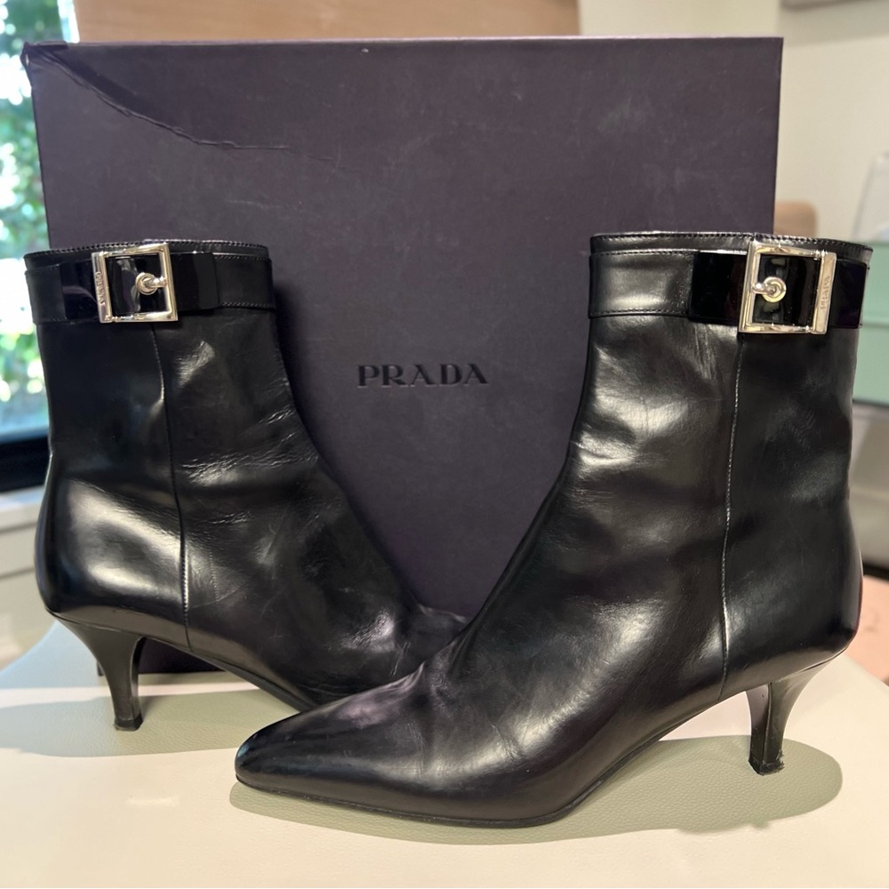 Prada Vintage Black Boots